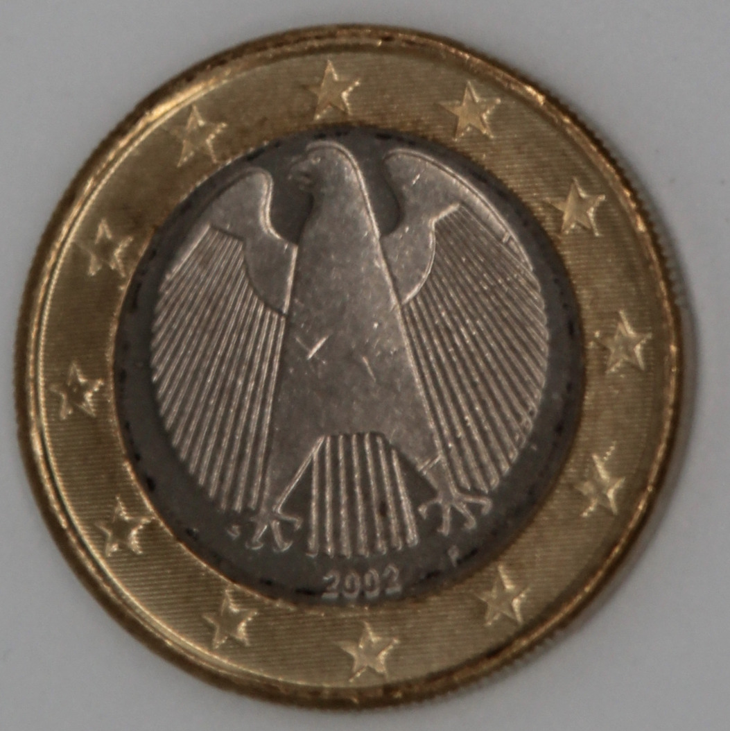 Deutschland 1 EURO (€) – Vorderseite (Avers)