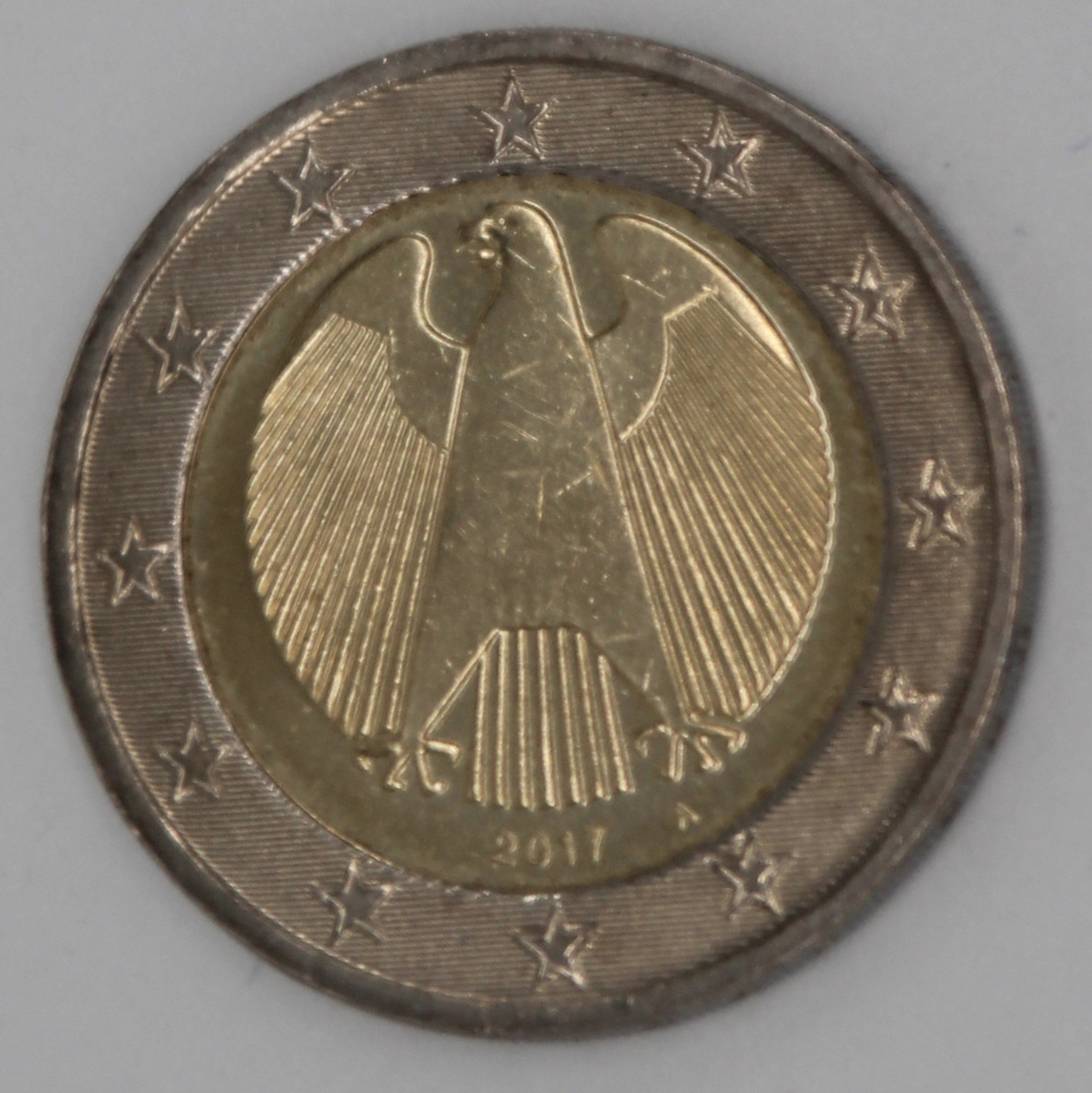 Deutschland 2 EURO (€) – Vorderseite (Avers)