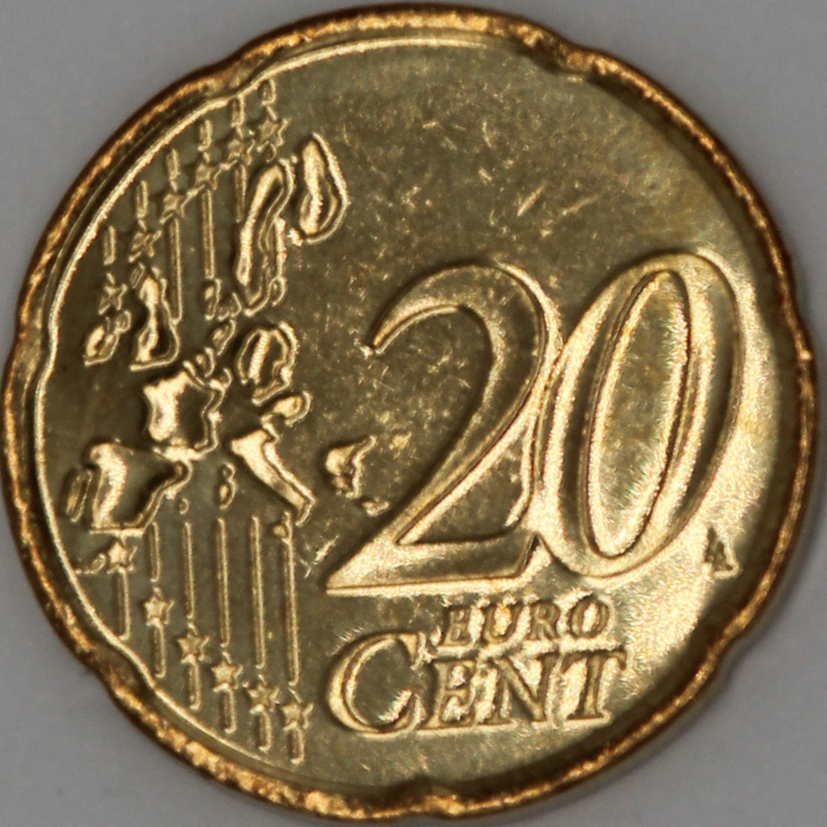 Deutschland 20 Cent – Rückseite (Revers)
