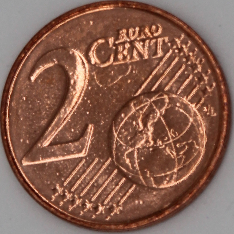 2 Cent (Deutschland) – Rückseite (Revers)