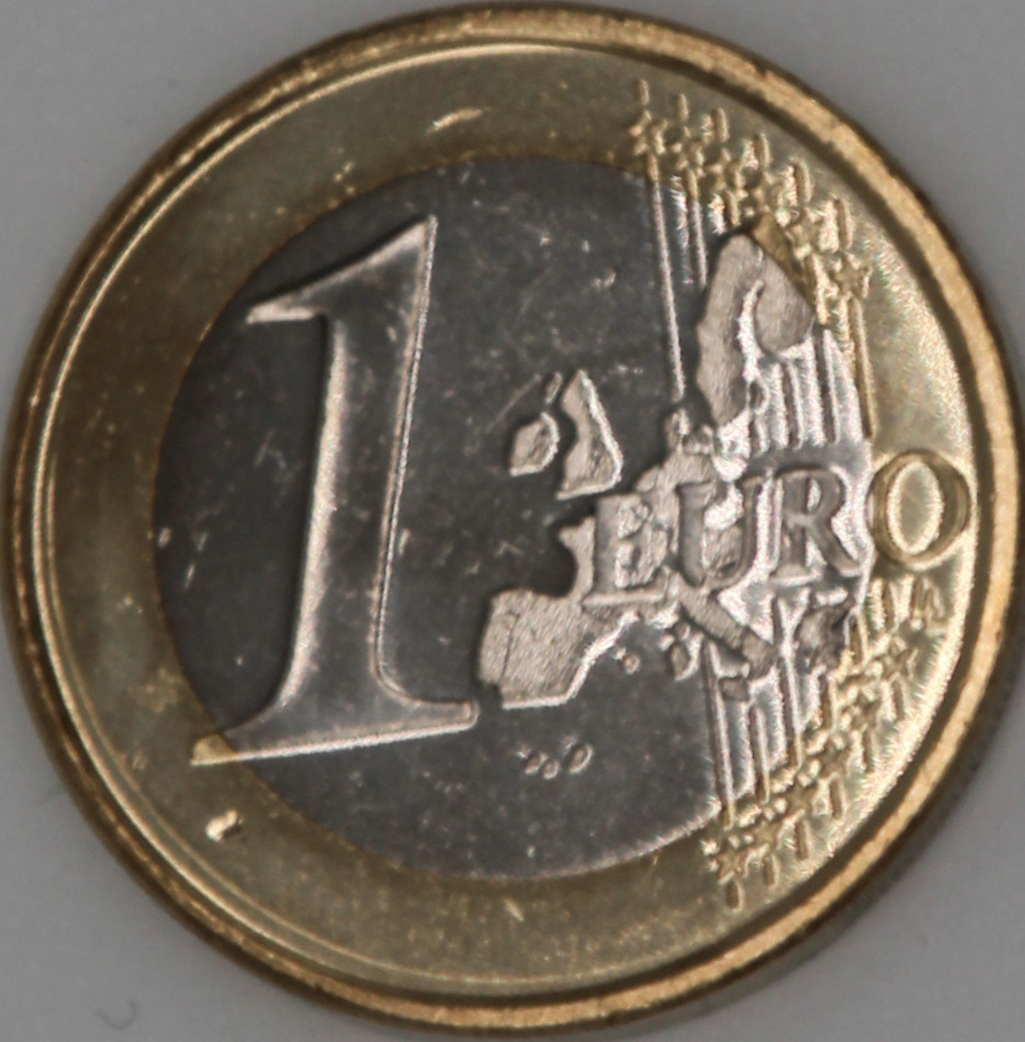 Deutschland 1 EURO (€) – Rückseite (Revers)
