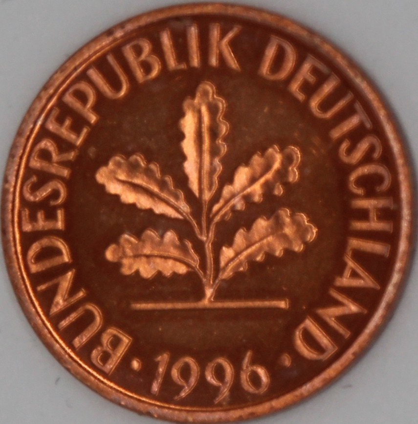 Deutschland 2 Pfennig – Rückseite (Revers)