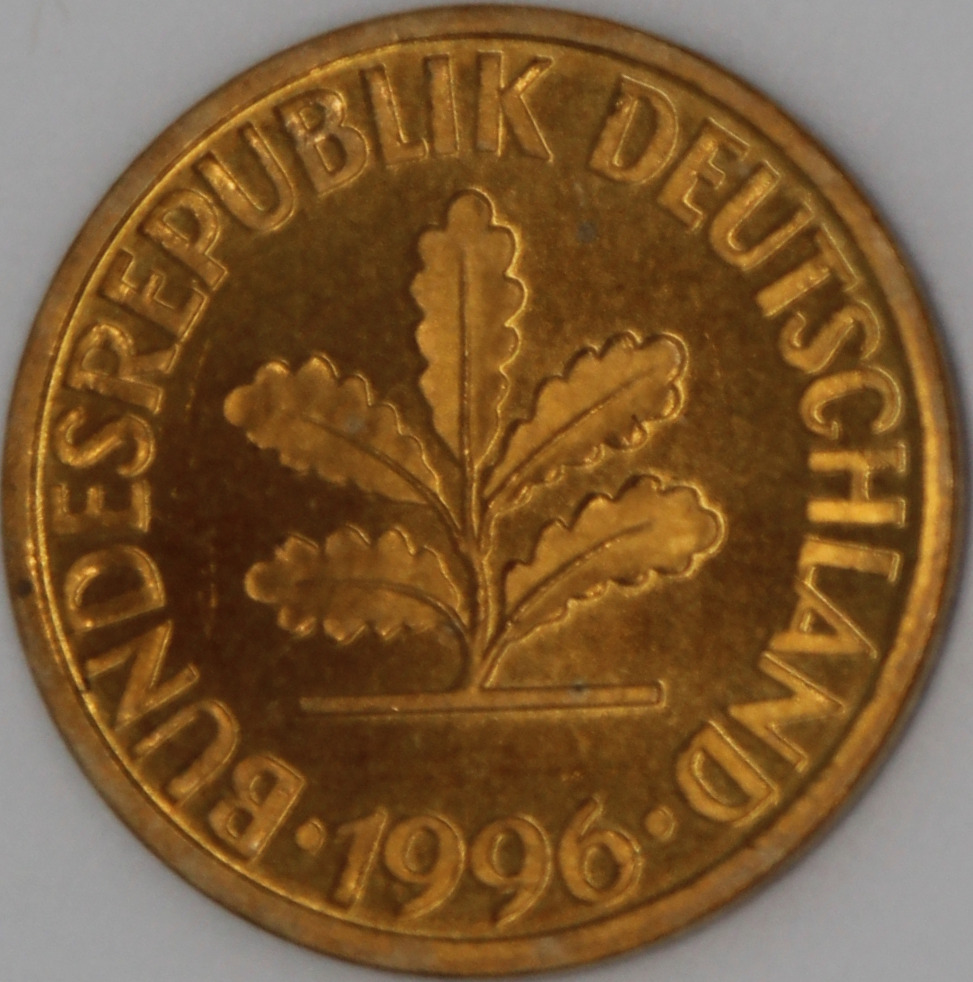 Deutschland 10 Pfennig – Rückseite (Revers)