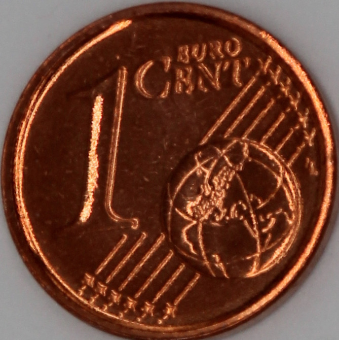 1 Cent (Belgien) – Rückseite (Revers)