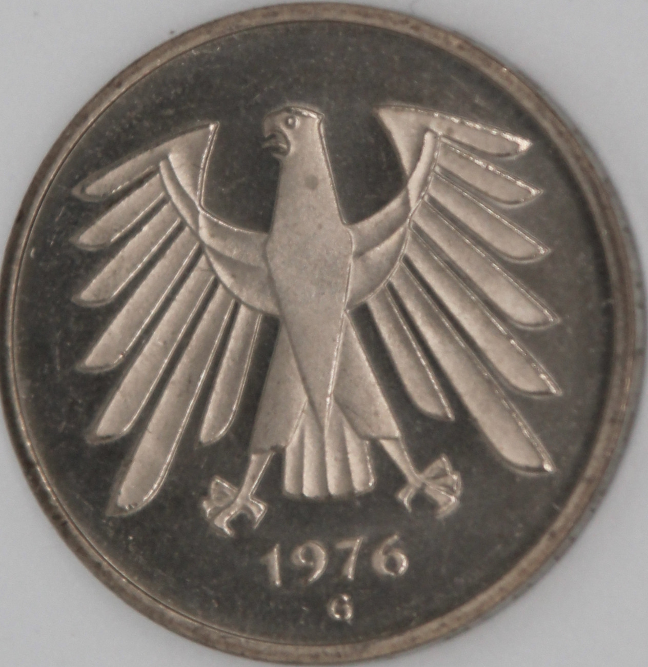 Deutschland 5 Mark 2. Ausgabe – Rückseite (Revers)