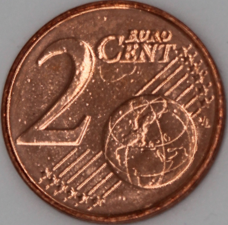 2 Cent (Belgien) – Rückseite (Revers)