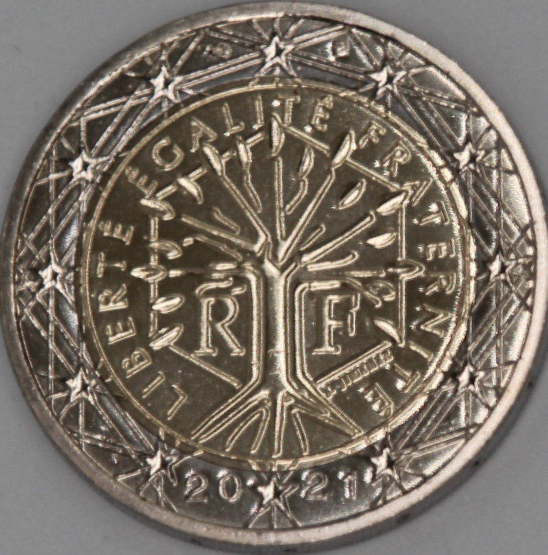2 Euro (Frankreich) (2002-2021) – Vorderseite (Avers)